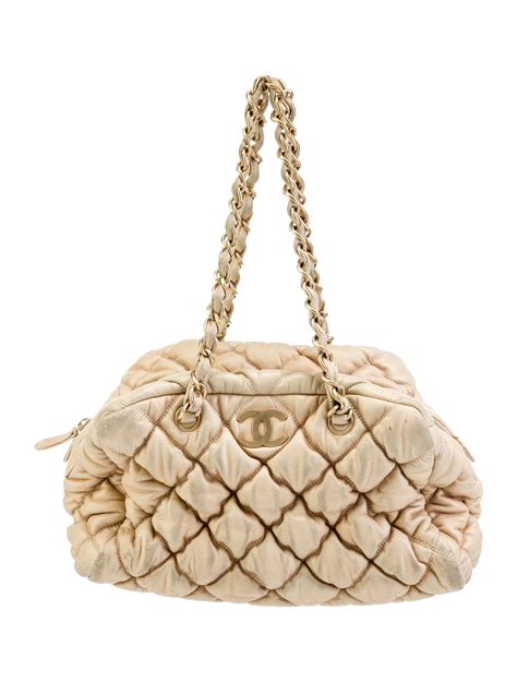 Chanel Bubble Quilt Bowler Bag 